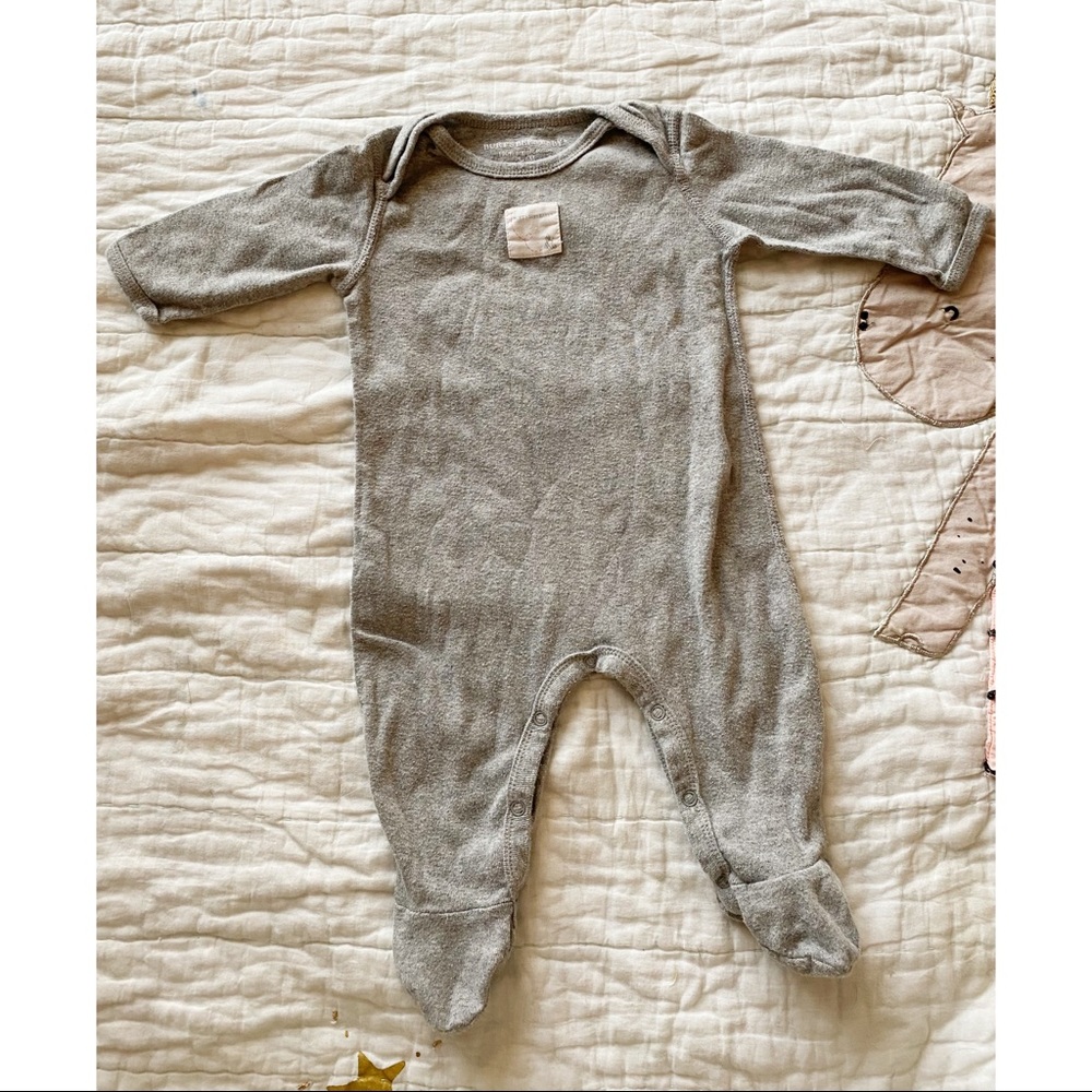 Burts Bees Baby Footie 3/6M